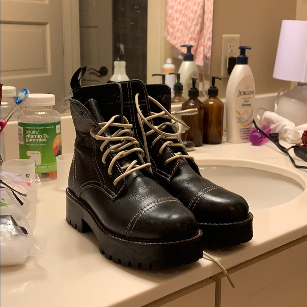 Urban Outfitters Juliette Treaded Combat boots